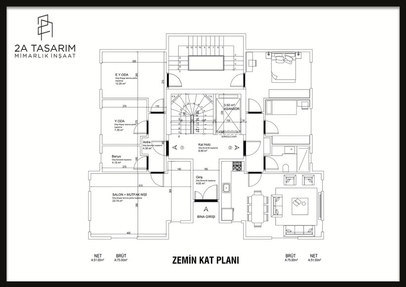Özçelik Apartmanı - plan 1